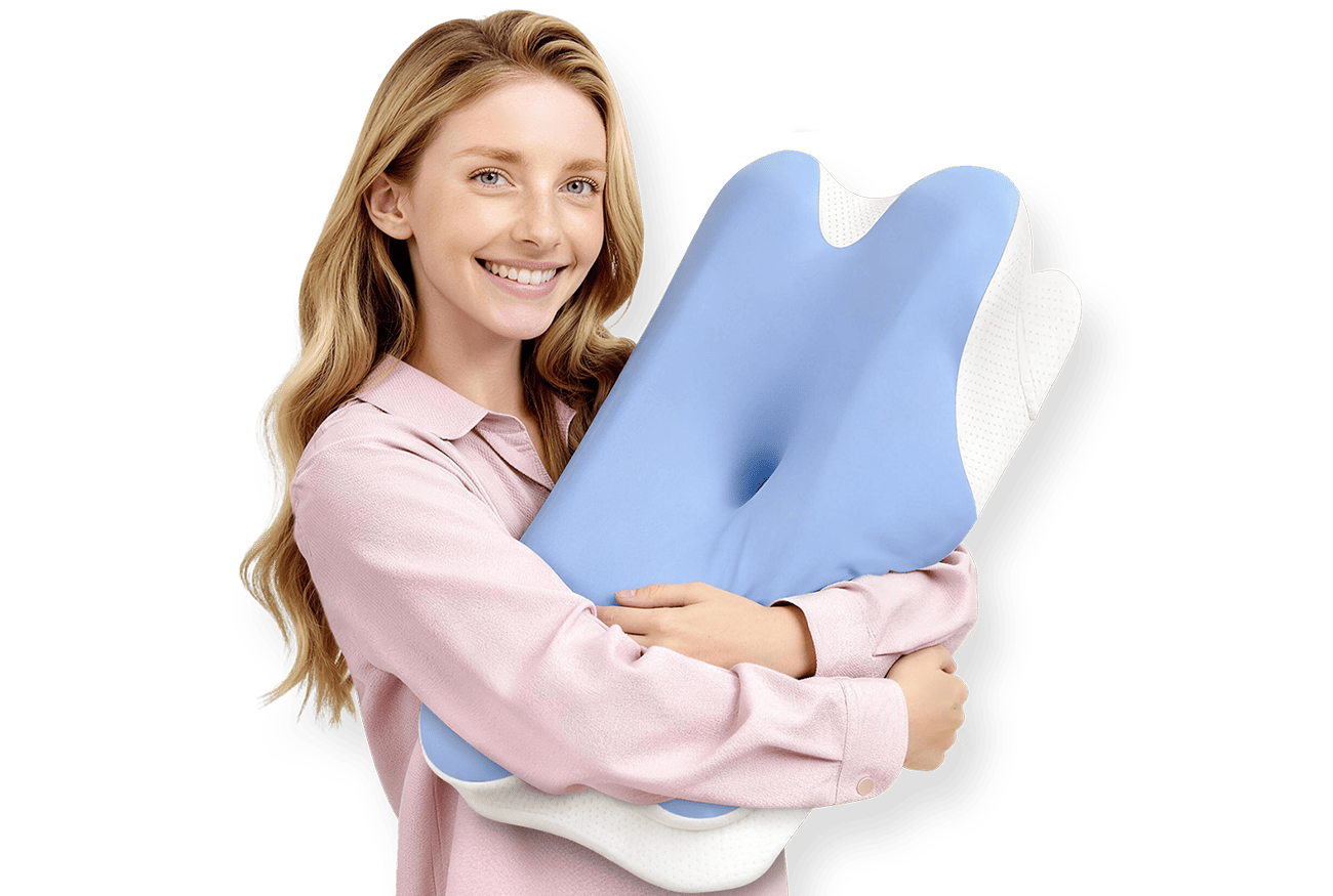 Melara Max butterfly memory foam pillow